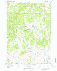 Castle Rock Wyoming Historical topographic map, 1:24000 scale, 7.5 X 7.5 Minute, Year 1967