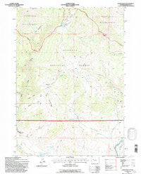 Castle Rock Wyoming Historical topographic map, 1:24000 scale, 7.5 X 7.5 Minute, Year 1991