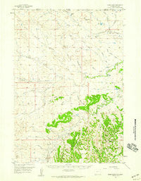 Cedar Ridge Wyoming Historical topographic map, 1:62500 scale, 15 X 15 Minute, Year 1957