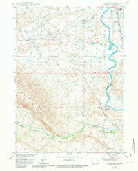 Chalk Buttes Wyoming Historical topographic map, 1:24000 scale, 7.5 X 7.5 Minute, Year 1949