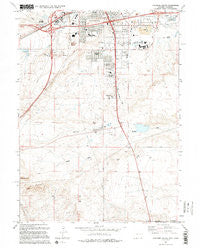 Cheyenne South Wyoming Historical topographic map, 1:24000 scale, 7.5 X 7.5 Minute, Year 1994