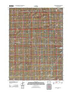 Chicken Spring Wyoming Historical topographic map, 1:24000 scale, 7.5 X 7.5 Minute, Year 2012