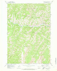 Chimney Rock Wyoming Historical topographic map, 1:24000 scale, 7.5 X 7.5 Minute, Year 1970