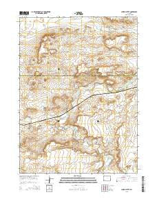 Church Butte Wyoming Current topographic map, 1:24000 scale, 7.5 X 7.5 Minute, Year 2015