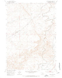 Clarkson Hill Wyoming Historical topographic map, 1:24000 scale, 7.5 X 7.5 Minute, Year 1951