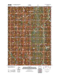 Clause Peak Wyoming Historical topographic map, 1:24000 scale, 7.5 X 7.5 Minute, Year 2012