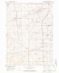 Clausen Ranch Wyoming Historical topographic map, 1:24000 scale, 7.5 X 7.5 Minute, Year 1949