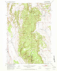 Clifton Wyoming Historical topographic map, 1:24000 scale, 7.5 X 7.5 Minute, Year 1951