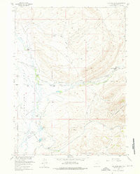 Coal Bank Basin Wyoming Historical topographic map, 1:24000 scale, 7.5 X 7.5 Minute, Year 1955
