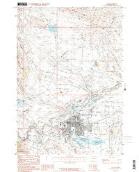Cody Wyoming Historical topographic map, 1:24000 scale, 7.5 X 7.5 Minute, Year 1987