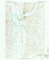 Cokeville Wyoming Historical topographic map, 1:24000 scale, 7.5 X 7.5 Minute, Year 1967