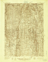 Cokeville Wyoming Historical topographic map, 1:96000 scale, 30 X 30 Minute, Year 1936