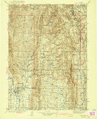Cokeville Wyoming Historical topographic map, 1:125000 scale, 30 X 30 Minute, Year 1942