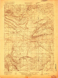 Como Ridge Wyoming Historical topographic map, 1:48000 scale, 15 X 15 Minute, Year 1915