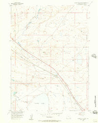 Cooper Lake North Wyoming Historical topographic map, 1:24000 scale, 7.5 X 7.5 Minute, Year 1955