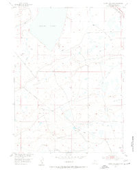 Cooper Lake South Wyoming Historical topographic map, 1:24000 scale, 7.5 X 7.5 Minute, Year 1955