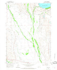 Cora Wyoming Historical topographic map, 1:24000 scale, 7.5 X 7.5 Minute, Year 1964