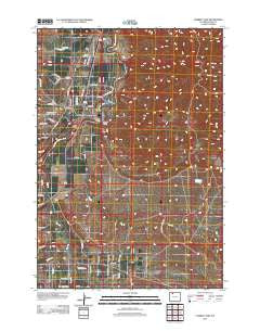 Corbett Dam Wyoming Historical topographic map, 1:24000 scale, 7.5 X 7.5 Minute, Year 2012