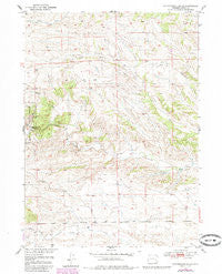 Cottonwood Falls Wyoming Historical topographic map, 1:24000 scale, 7.5 X 7.5 Minute, Year 1950