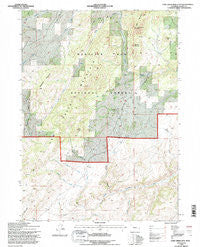 Cow Creek Mtn Wyoming Historical topographic map, 1:24000 scale, 7.5 X 7.5 Minute, Year 1992