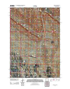 Cowley Wyoming Historical topographic map, 1:24000 scale, 7.5 X 7.5 Minute, Year 2012