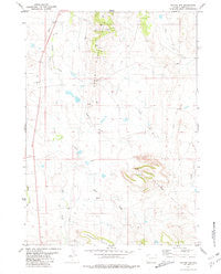 Coyote Gap Wyoming Historical topographic map, 1:24000 scale, 7.5 X 7.5 Minute, Year 1981