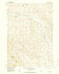 Coyote Hill Wyoming Historical topographic map, 1:24000 scale, 7.5 X 7.5 Minute, Year 1960