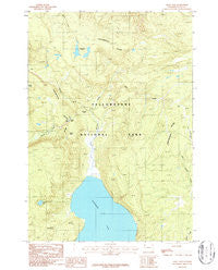 Craig Pass Wyoming Historical topographic map, 1:24000 scale, 7.5 X 7.5 Minute, Year 1986