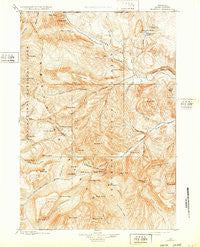 Crandall Wyoming Historical topographic map, 1:125000 scale, 30 X 30 Minute, Year 1899