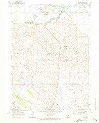 Daniel Wyoming Historical topographic map, 1:24000 scale, 7.5 X 7.5 Minute, Year 1970