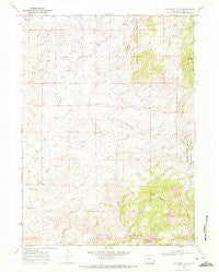 Davidson Flats Wyoming Historical topographic map, 1:24000 scale, 7.5 X 7.5 Minute, Year 1968