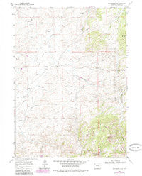 Davidson Flats Wyoming Historical topographic map, 1:24000 scale, 7.5 X 7.5 Minute, Year 1968