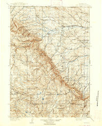Dayton Wyoming Historical topographic map, 1:125000 scale, 30 X 30 Minute, Year 1901