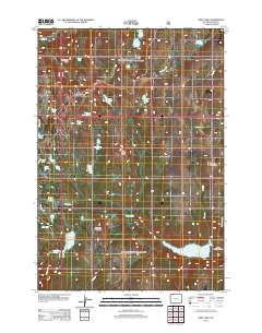 Deep Lake Wyoming Historical topographic map, 1:24000 scale, 7.5 X 7.5 Minute, Year 2012