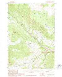 Dillworth Bench Wyoming Historical topographic map, 1:24000 scale, 7.5 X 7.5 Minute, Year 1987