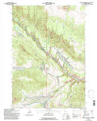 Dillworth Bench Wyoming Historical topographic map, 1:24000 scale, 7.5 X 7.5 Minute, Year 1991
