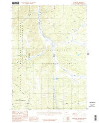 Divide Lake Wyoming Historical topographic map, 1:24000 scale, 7.5 X 7.5 Minute, Year 1986