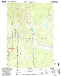 Divide Lake Wyoming Historical topographic map, 1:24000 scale, 7.5 X 7.5 Minute, Year 2000