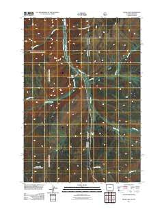 Divide Lake Wyoming Historical topographic map, 1:24000 scale, 7.5 X 7.5 Minute, Year 2011