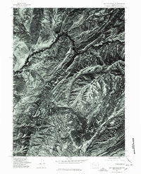 Doty Mountain NW Wyoming Historical topographic map, 1:24000 scale, 7.5 X 7.5 Minute, Year 1975