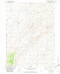 Doty Mountain Wyoming Historical topographic map, 1:24000 scale, 7.5 X 7.5 Minute, Year 1982
