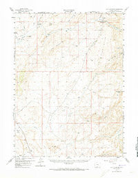 Doty Mountain Wyoming Historical topographic map, 1:62500 scale, 15 X 15 Minute, Year 1957