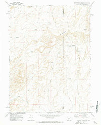 Dripping Rock Spring Wyoming Historical topographic map, 1:24000 scale, 7.5 X 7.5 Minute, Year 1970