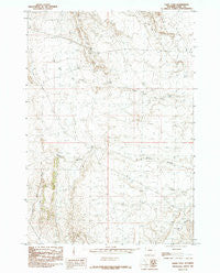 Eagle Pass Wyoming Historical topographic map, 1:24000 scale, 7.5 X 7.5 Minute, Year 1985