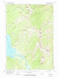 Eagle Peak Wyoming Historical topographic map, 1:62500 scale, 15 X 15 Minute, Year 1959