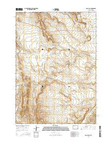 Eagle Pass Wyoming Current topographic map, 1:24000 scale, 7.5 X 7.5 Minute, Year 2015