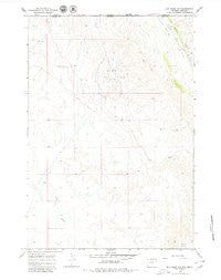 Elk Basin NW Wyoming Historical topographic map, 1:24000 scale, 7.5 X 7.5 Minute, Year 1966