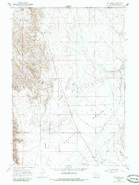 Elk Basin Wyoming Historical topographic map, 1:24000 scale, 7.5 X 7.5 Minute, Year 1966