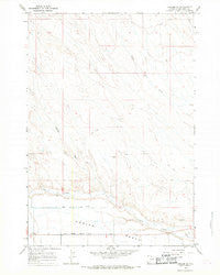 Emblem SE Wyoming Historical topographic map, 1:24000 scale, 7.5 X 7.5 Minute, Year 1966