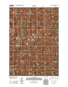 Emerald Lake Wyoming Historical topographic map, 1:24000 scale, 7.5 X 7.5 Minute, Year 2012